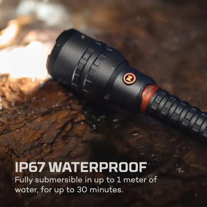 12K Lumen Rechargeable LED Flashlight NEB-FLT-1007