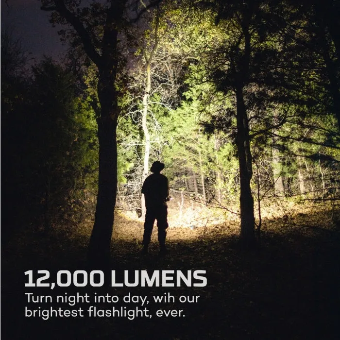 12K Lumen Rechargeable LED Flashlight NEB-FLT-1007