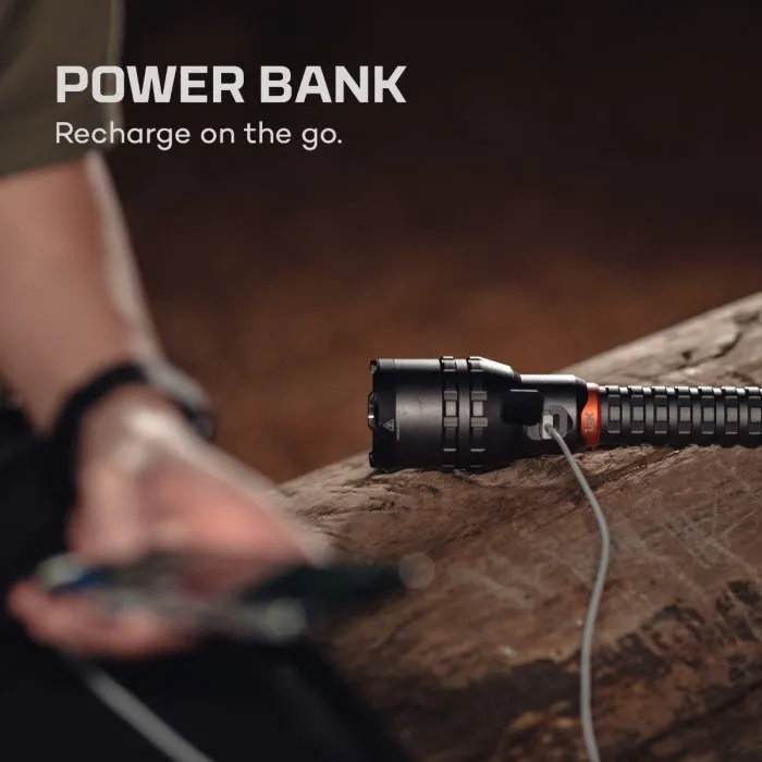 12K Lumen Rechargeable LED Flashlight NEB-FLT-1007