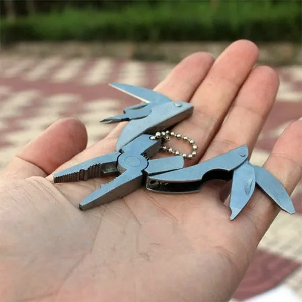 14 in 1 Portable Pocket Multifunctional Multi Tool. Folding Saw, Wire Cutter, Pliers, Sheath. Multipurpose, Survival, Camping, Fishing, Hunting, Hiking, Car Set.