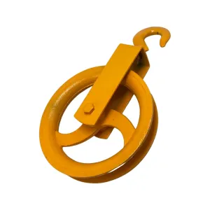 140Mm Hand Block Lifting Rope Wheel Pulley Ep-50230