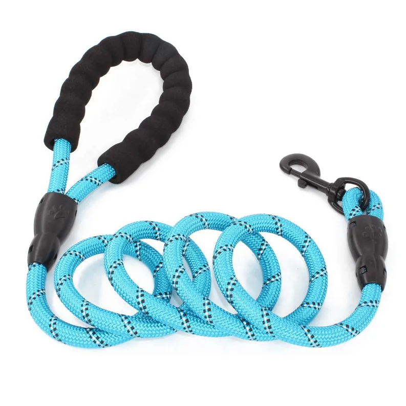 5FT Rope Leash with Comfort Handle - American Made Product