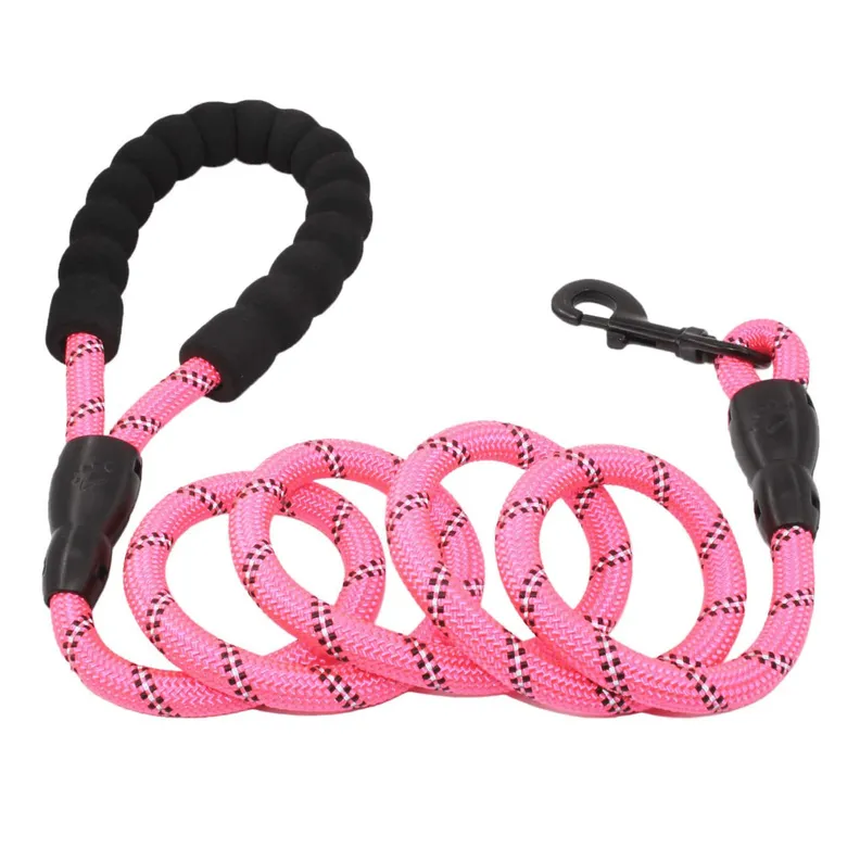 5FT Rope Leash with Comfort Handle - American Made Product