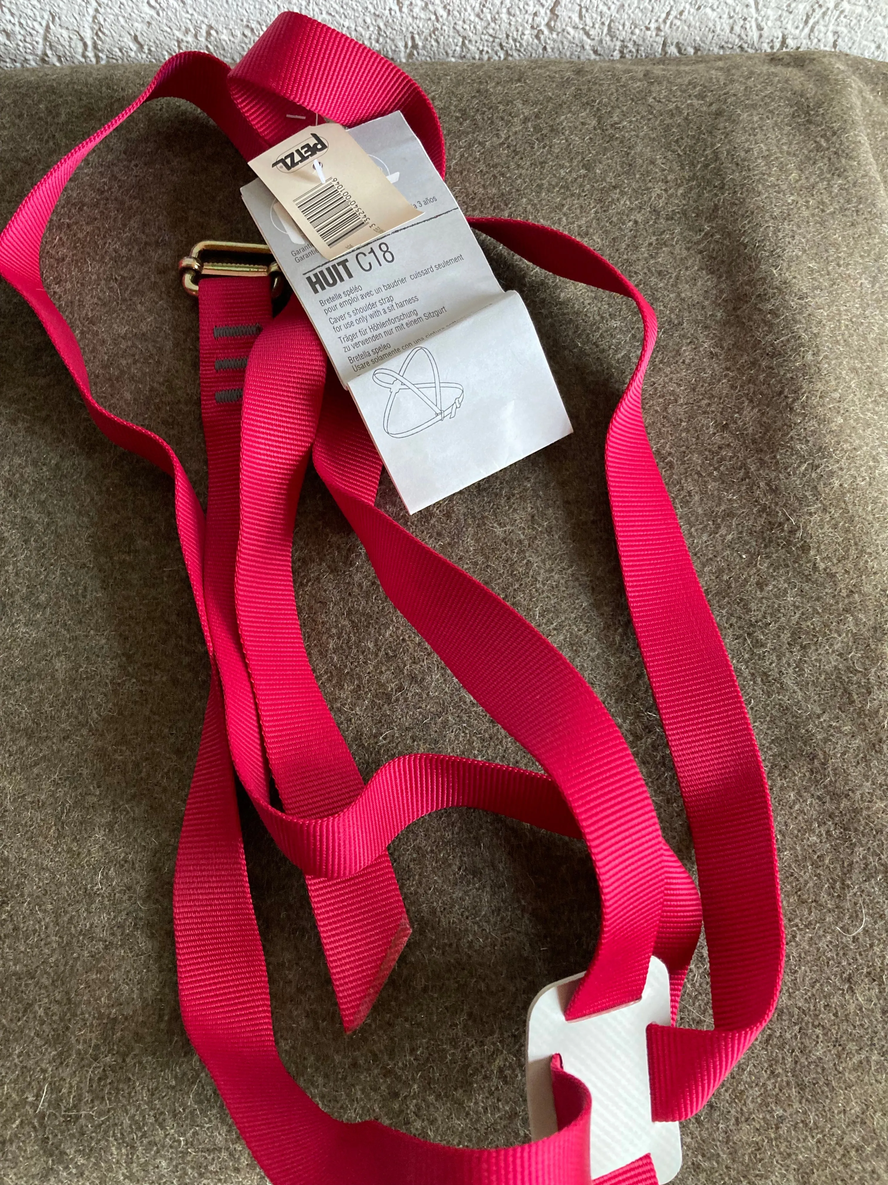 Accessories, Mountaineering, Selection of Harnesses, carabiners, and ascension devices (* This is sold as a complete assembly.)