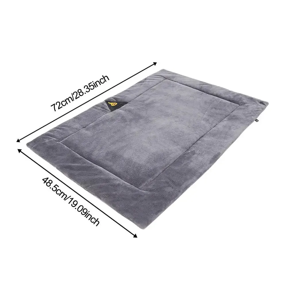 AiroPaws™ Self-Heating Flannel Pet Bed - Comfortable Mat for Elderly Dogs & Cats, Winter Thermal Supplies, Waterproof Warming Pad for Cozy Nights!