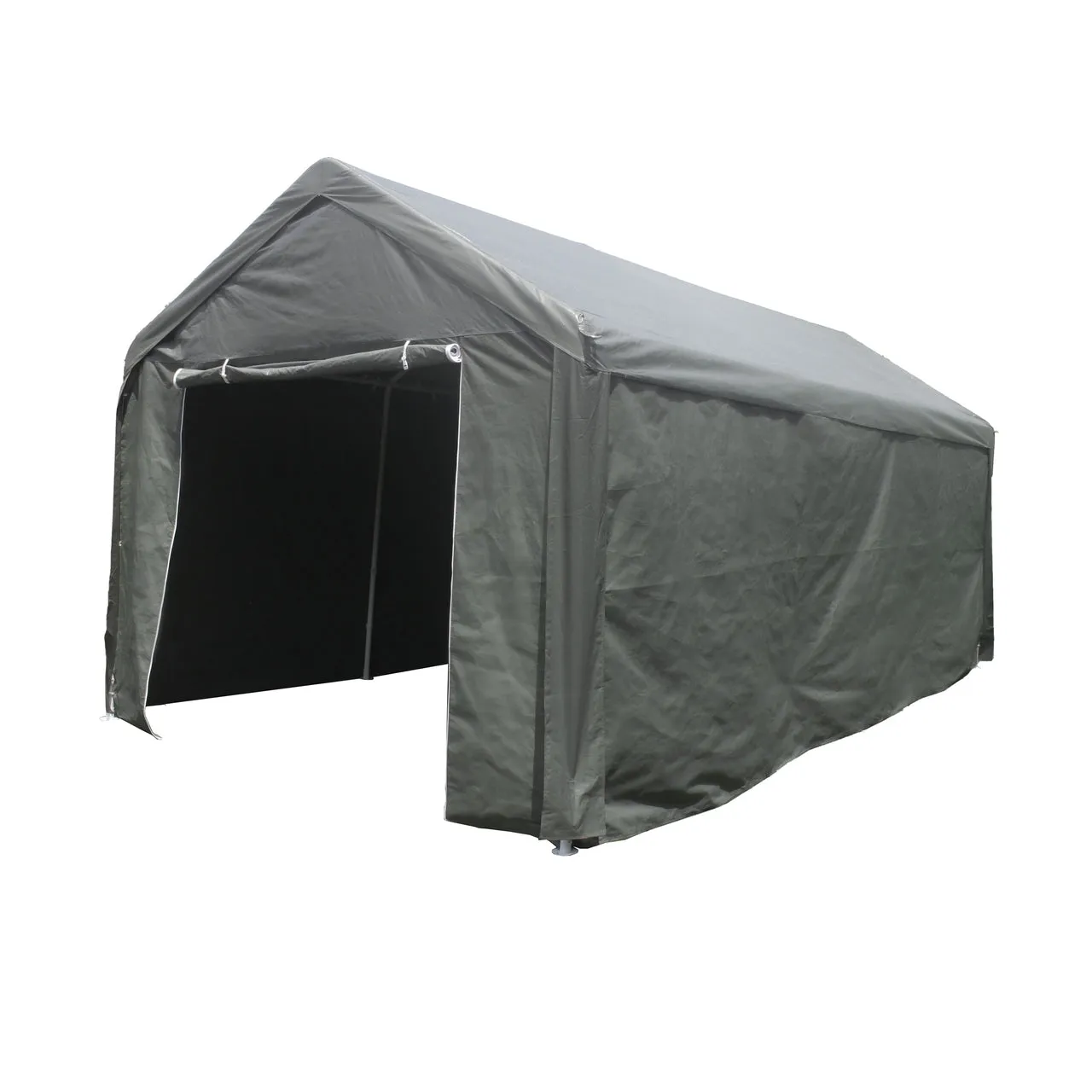 Aleko Carports Heavy Duty Outdoor Canopy Carport Tent - 10 X 20 FT - Gray