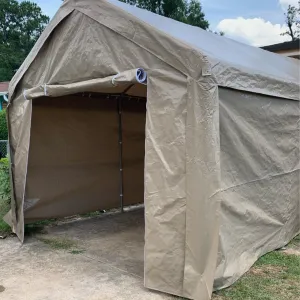 Aleko Carports Heavy Duty Outdoor Canopy Carport Tent - 10 X 20 FT - Gray