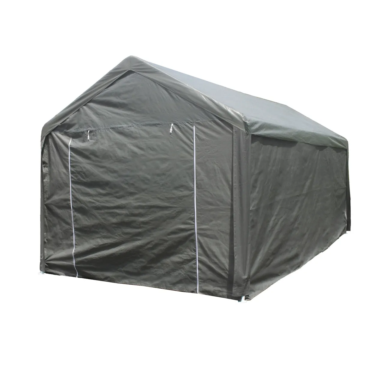 Aleko Carports Heavy Duty Outdoor Canopy Carport Tent - 10 X 20 FT - Gray