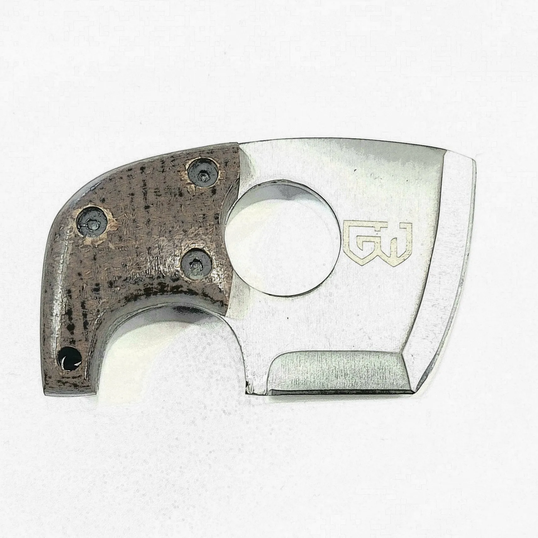 Axe Card With Removable Handle: EDC Survival Axe