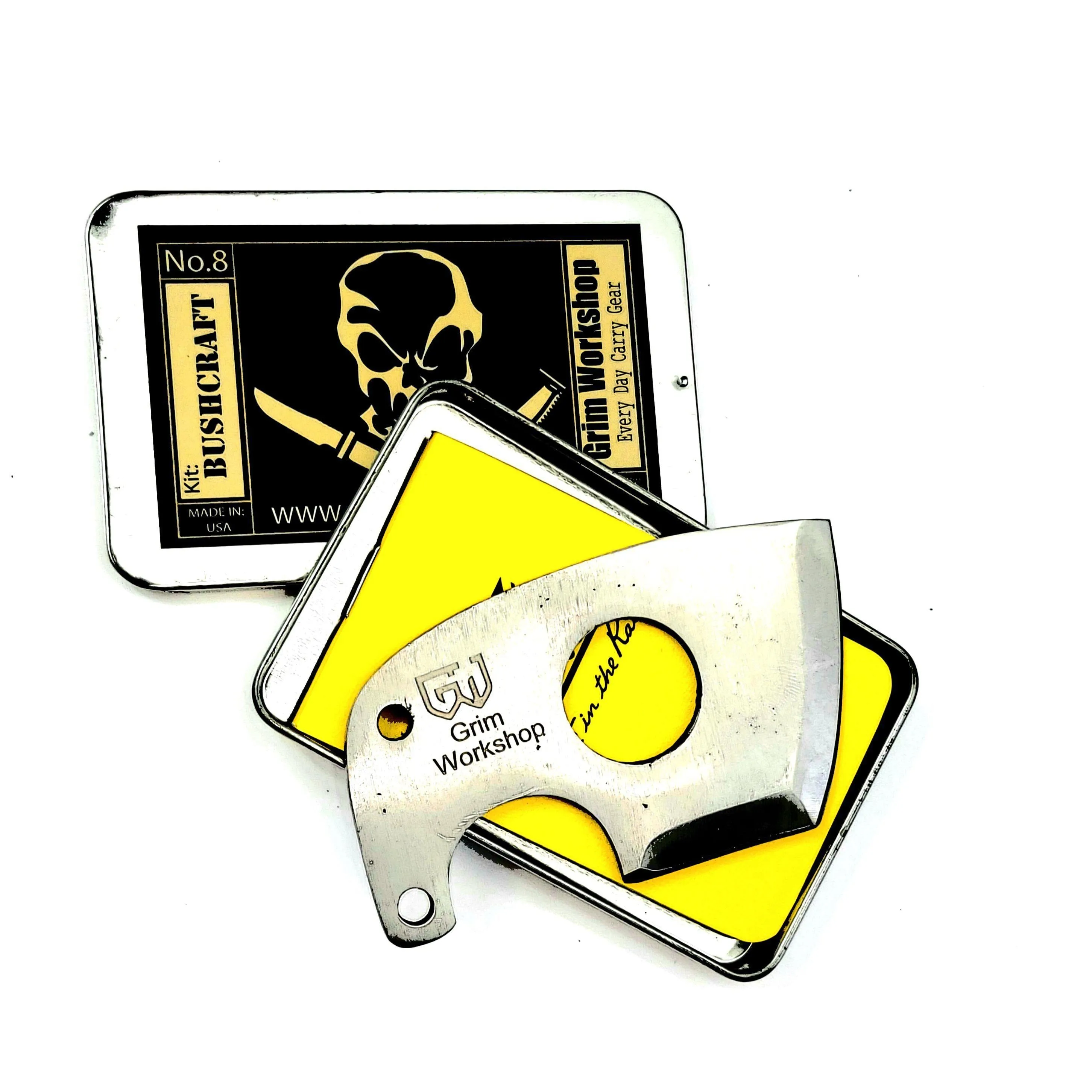 Axe Card With Removable Handle: EDC Survival Axe
