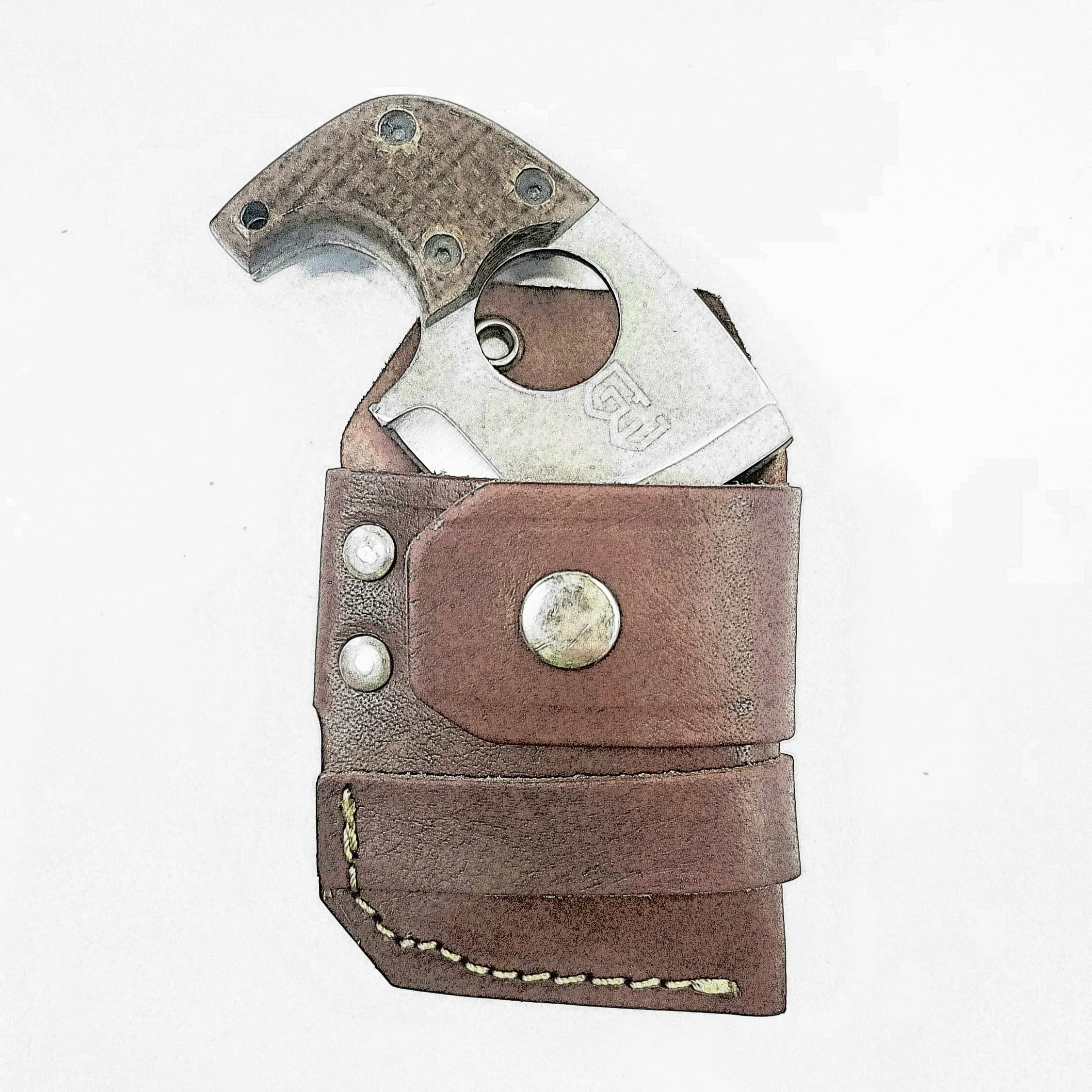 Axe Card With Removable Handle: EDC Survival Axe