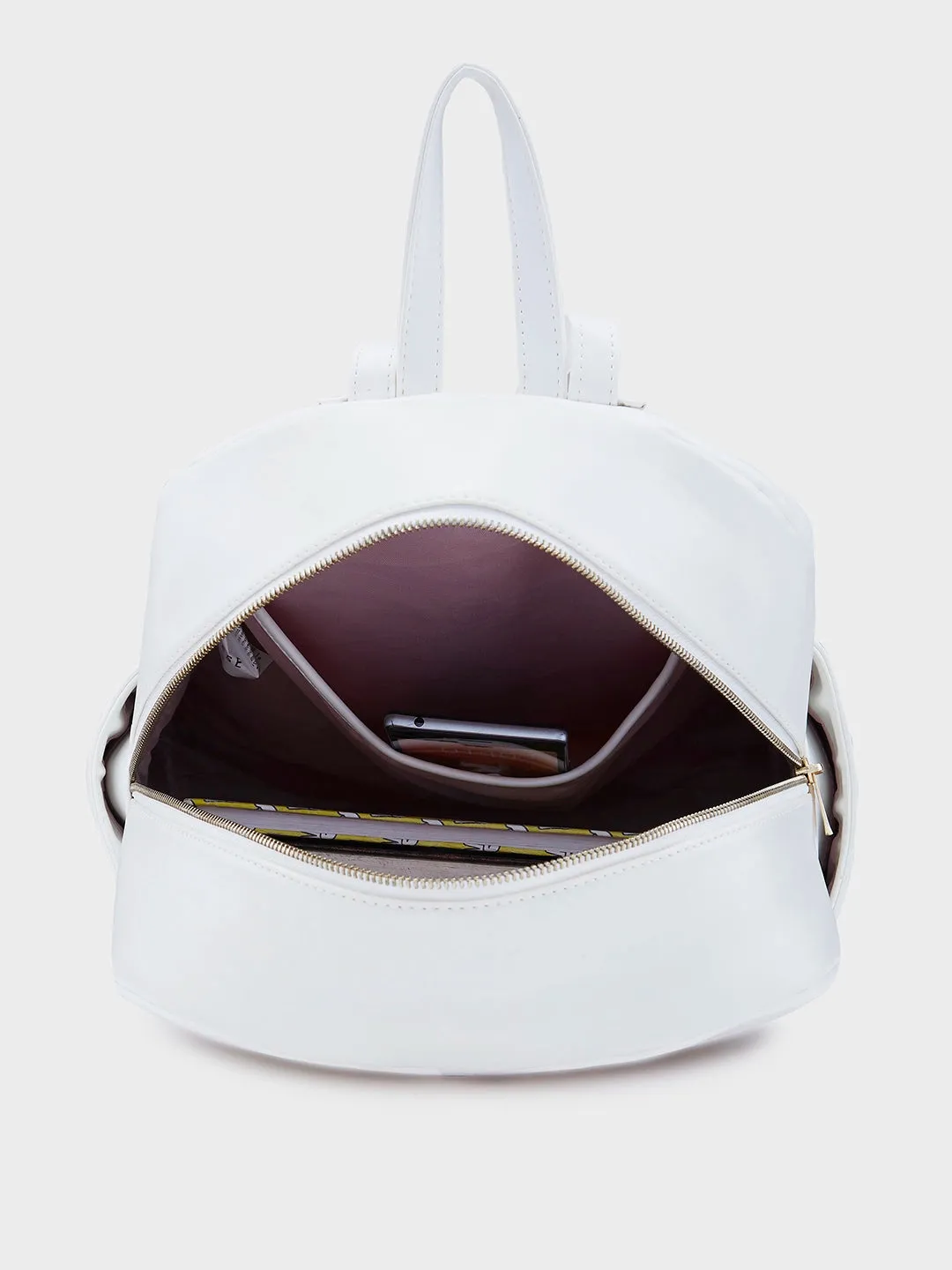 Caprese Aurora Backpack Large Pink Yellow
