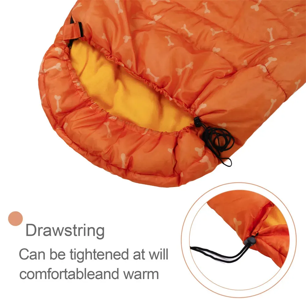 Dog Sleeping Bag Warm Dog Bed Blanket For Camping Adventures
