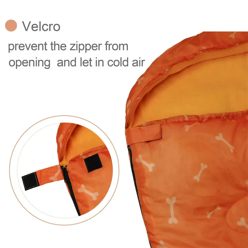 Dog Sleeping Bag Warm Dog Bed Blanket For Camping Adventures