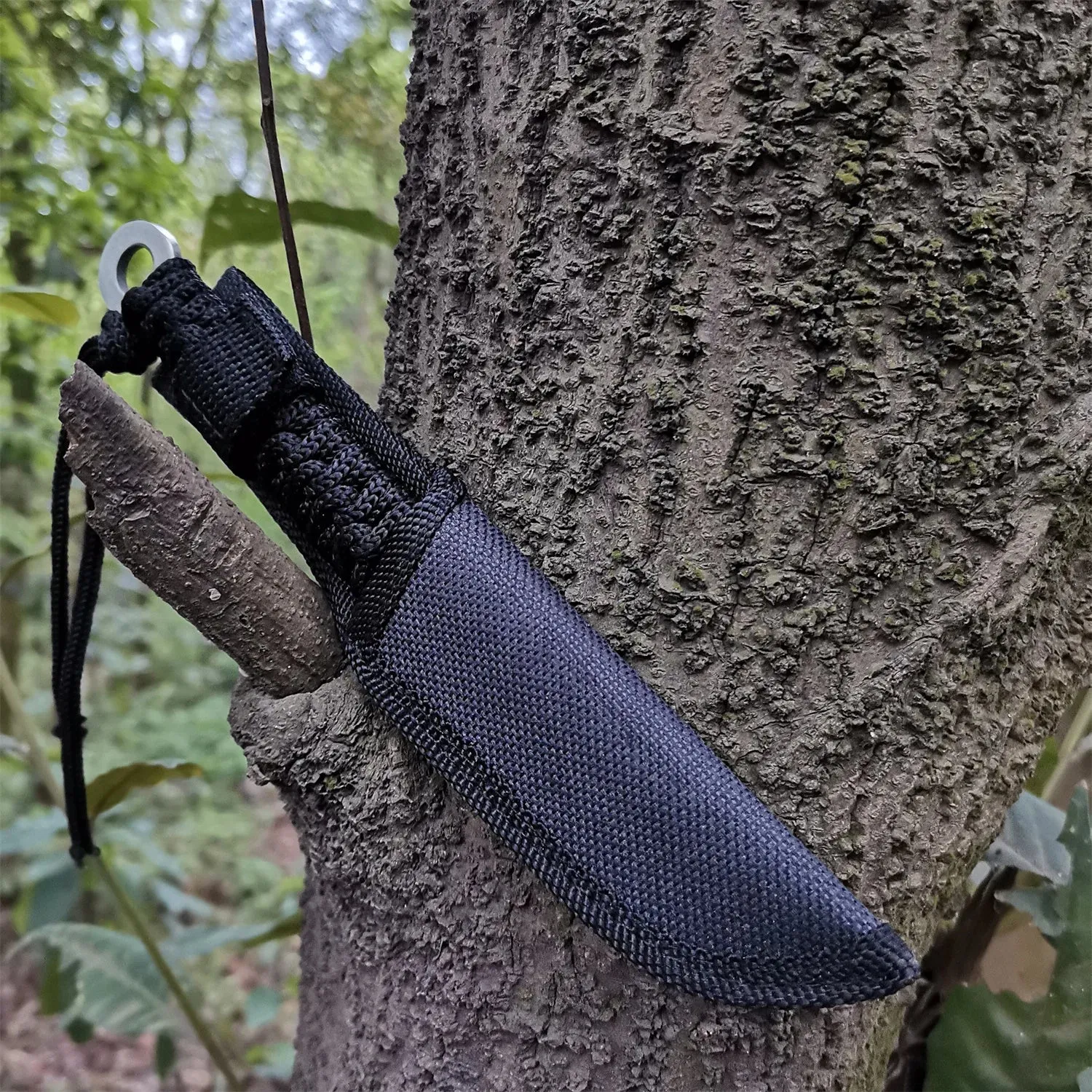 Doom Blade High Carbon Fixed Blade Knife with Sheath – Tactical Survival Knife for Hunting, Camping, and Outdoor Adventures