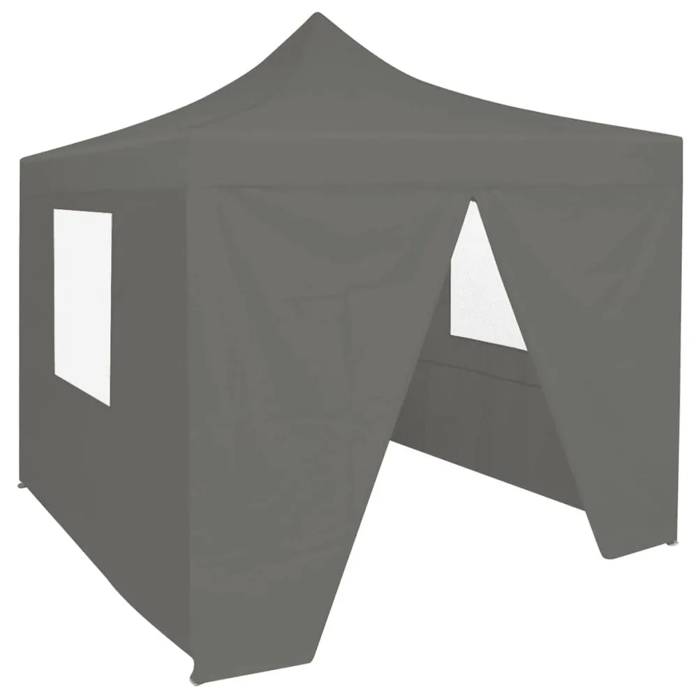 Foldable Tent 3x3 m with 4 Walls Cream