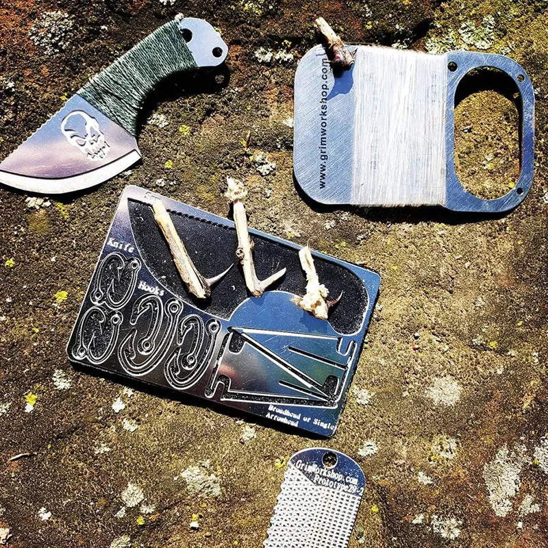 Grim Workshop Bushcraft EDC Survival Card*