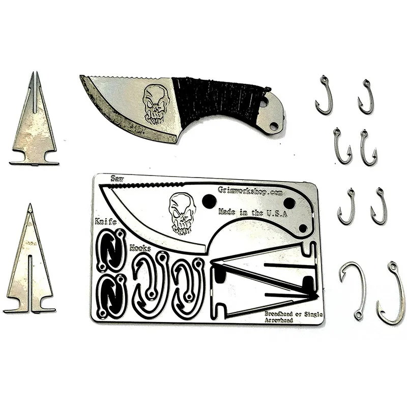 Grim Workshop Bushcraft EDC Survival Card*