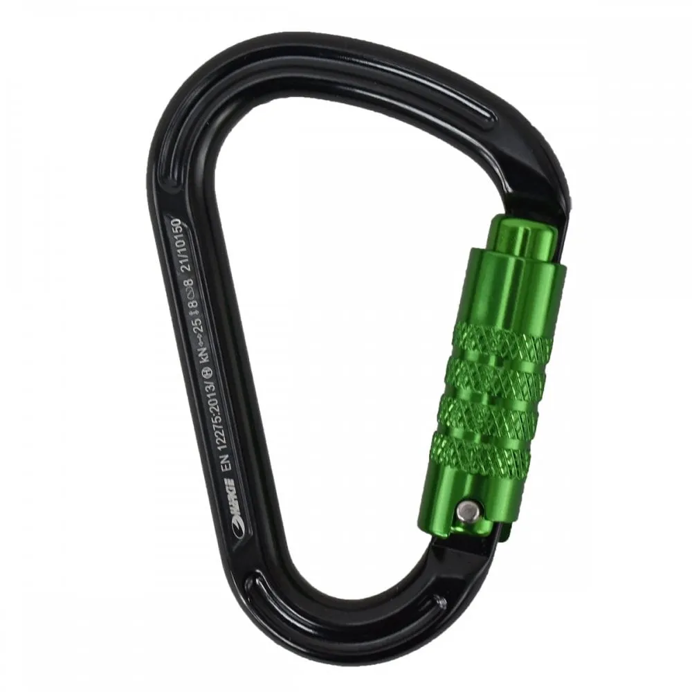 Harkie HMS 3 Way Locking Climbing karabiner