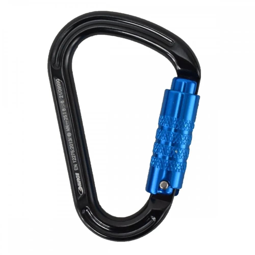 Harkie HMS 3 Way Locking Climbing karabiner