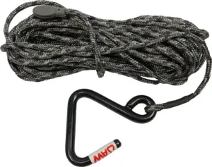 Hawk Hoist Rope with Jaw Hook | 35' Length | 75 lbs Weight Capacity