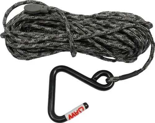 Hawk Hoist Rope with Jaw Hook | 35' Length | 75 lbs Weight Capacity
