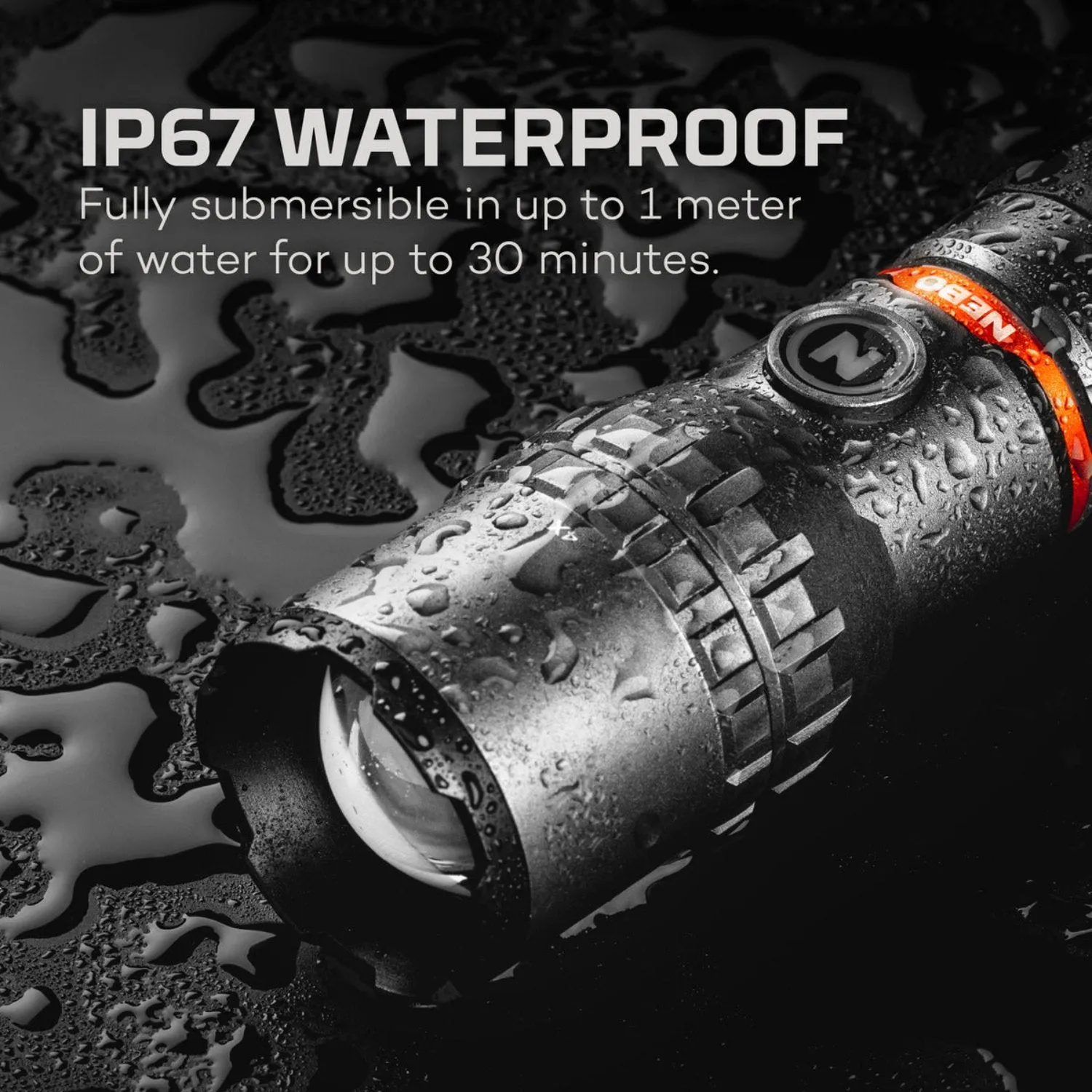 NEBO Tools Slyde King 2K Lumens LED Waterproof Flashlight