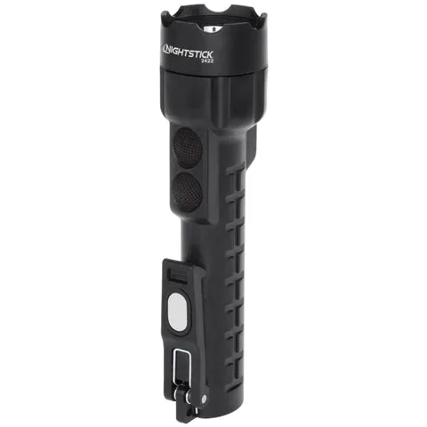 Nightstick - Dual-Light Flashlight w/Dual Magnets - 3 AA (not included) - Black