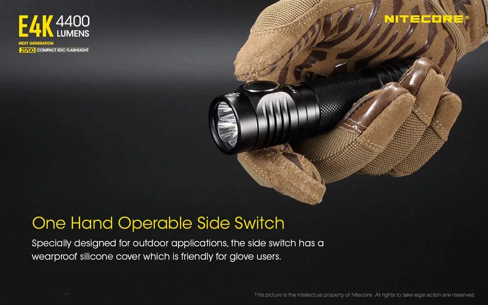 Nitecore - EK4 4400 Lumen EDC Flashlight (OPEN BOX)