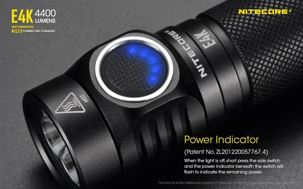 Nitecore - EK4 4400 Lumen EDC Flashlight (OPEN BOX)