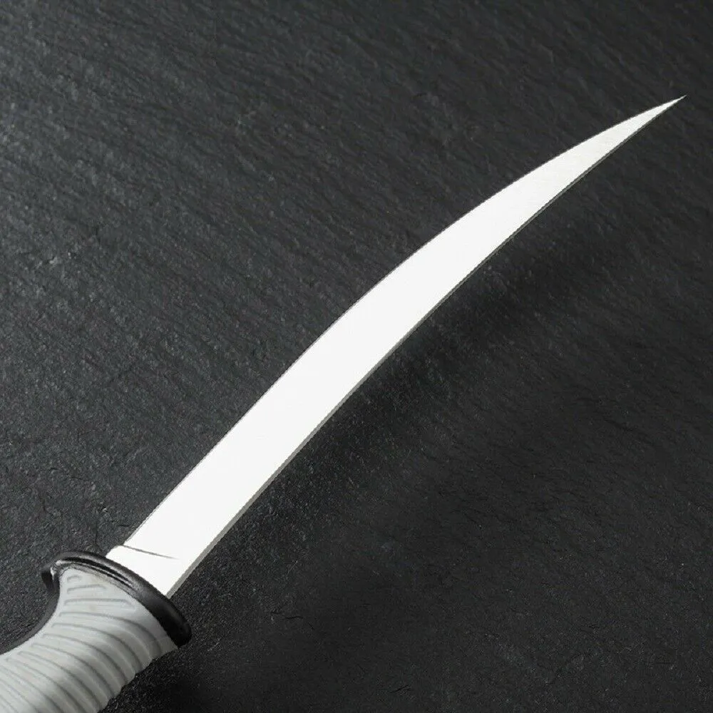 Outdoor Multifunction Fillet Knife Sharp Stainless Steel Blade Knife With Sheath