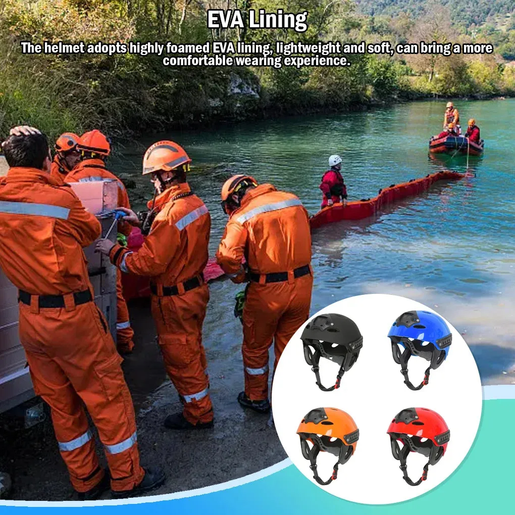 Outdoor Water Safety Helmet Climbing Sport Aquatics Headpiece Drifting