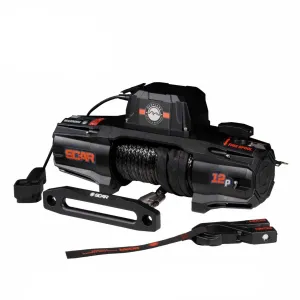 Overland Vehicle Systems Scar 12-S Winch - 12,000 lb w/Synthetic Rope