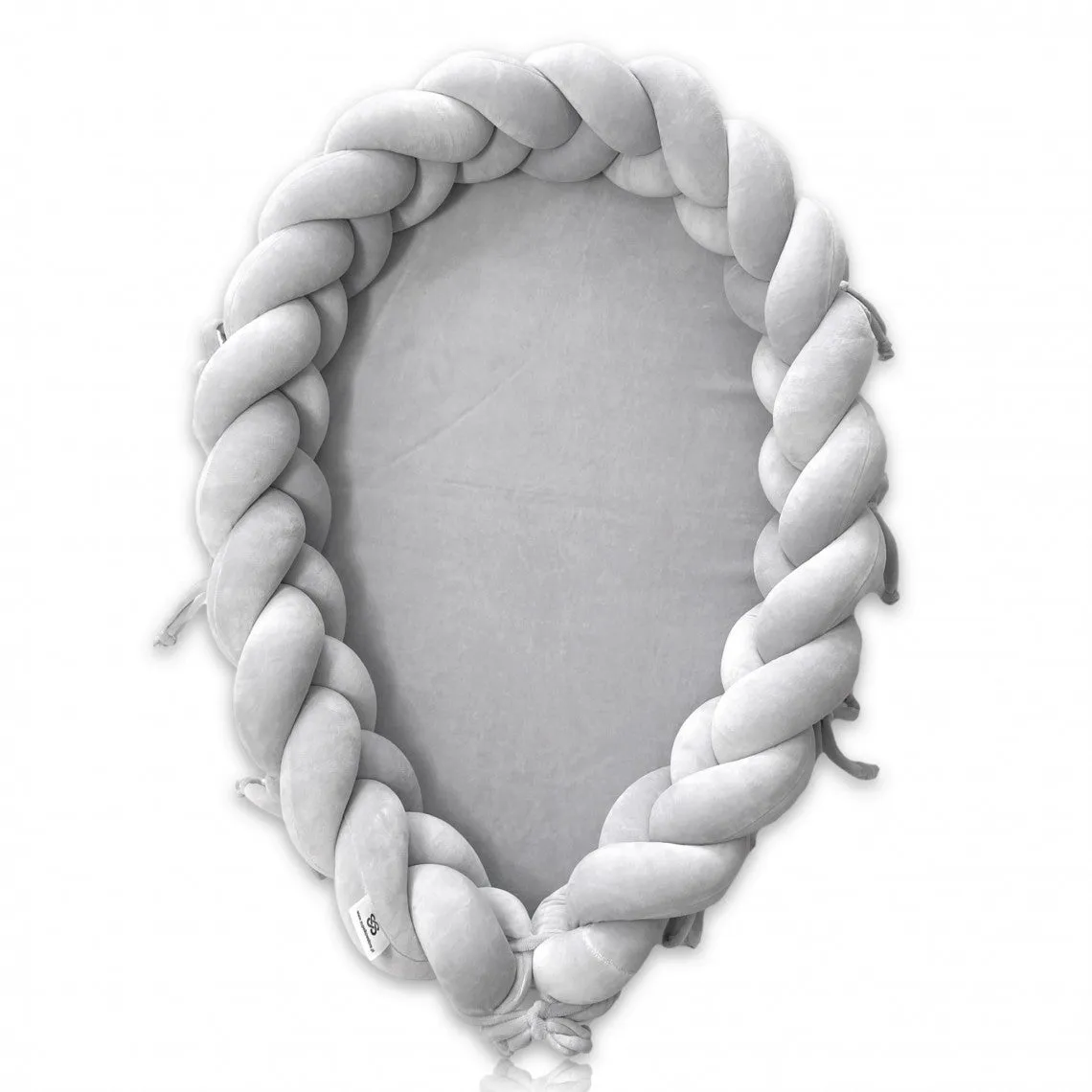 Plaited Cotton Velvet Velour Baby Nest (6 colours)