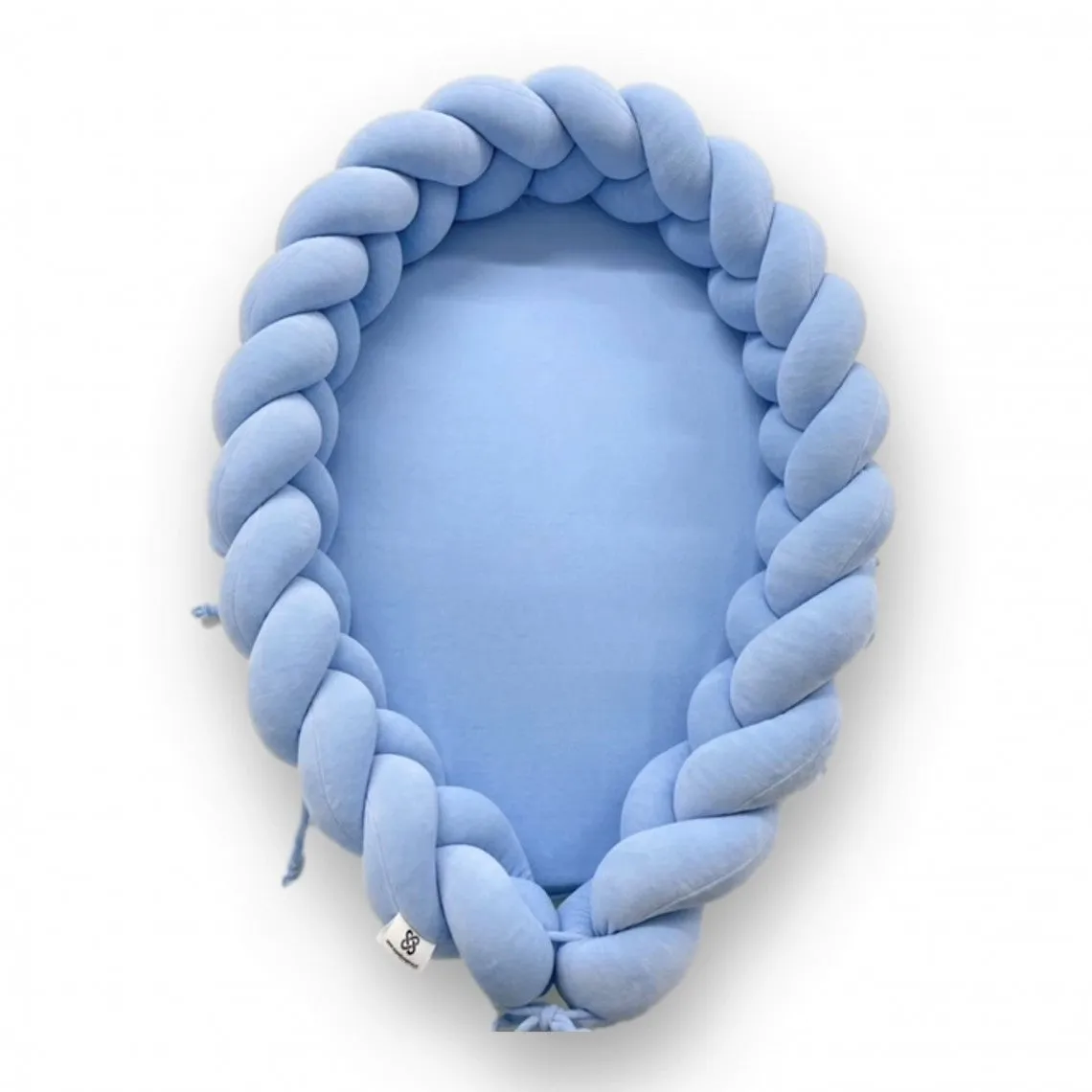 Plaited Cotton Velvet Velour Baby Nest (6 colours)