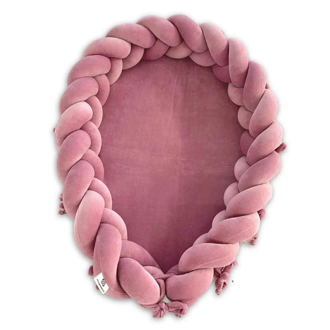 Plaited Cotton Velvet Velour Baby Nest (6 colours)