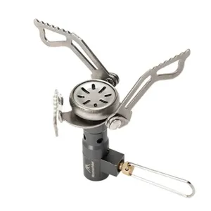 Portable Camping Stove Backpacking Gases Burner Foldable Camp Stove Head 2500W for Outdoors Cooking Camping Backpacking Hiking