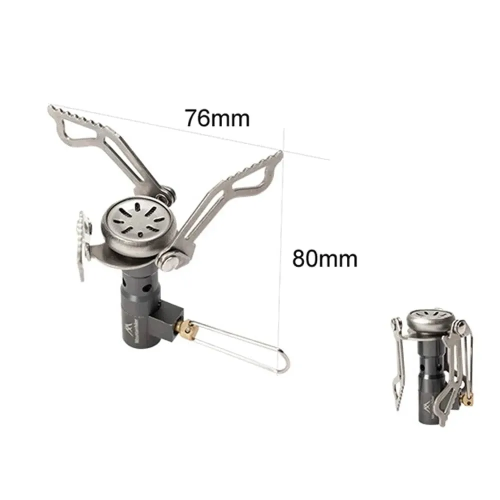 Portable Camping Stove Backpacking Gases Burner Foldable Camp Stove Head 2500W for Outdoors Cooking Camping Backpacking Hiking