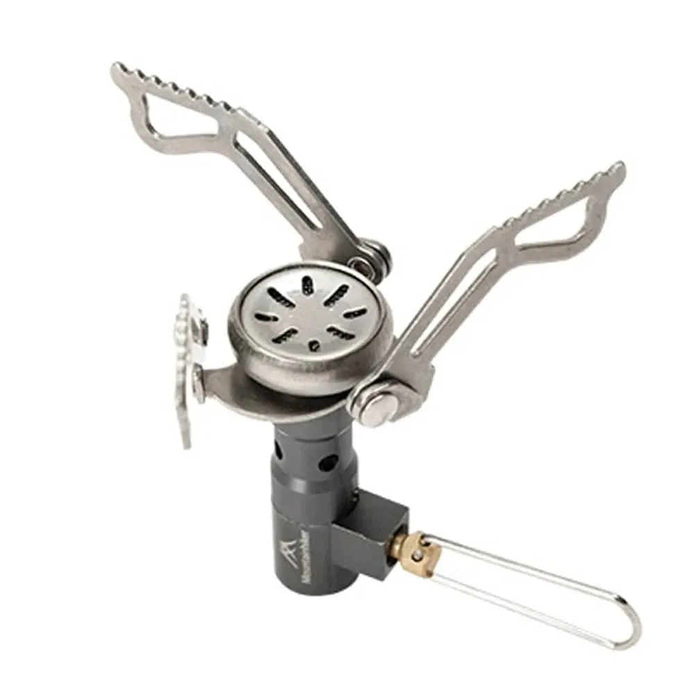 Portable Camping Stove Backpacking Gases Burner Foldable Camp Stove Head 2500W for Outdoors Cooking Camping Backpacking Hiking