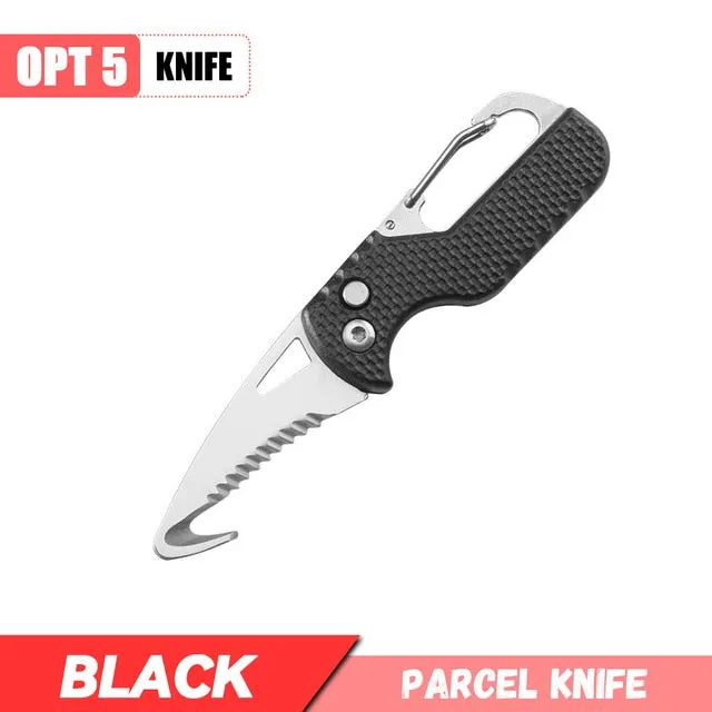 Portable Multifunctional Knife Stainless Open Express Parcel Strap Cutter Emergency Survival Tool,Carry-on Unpacking Box Opener