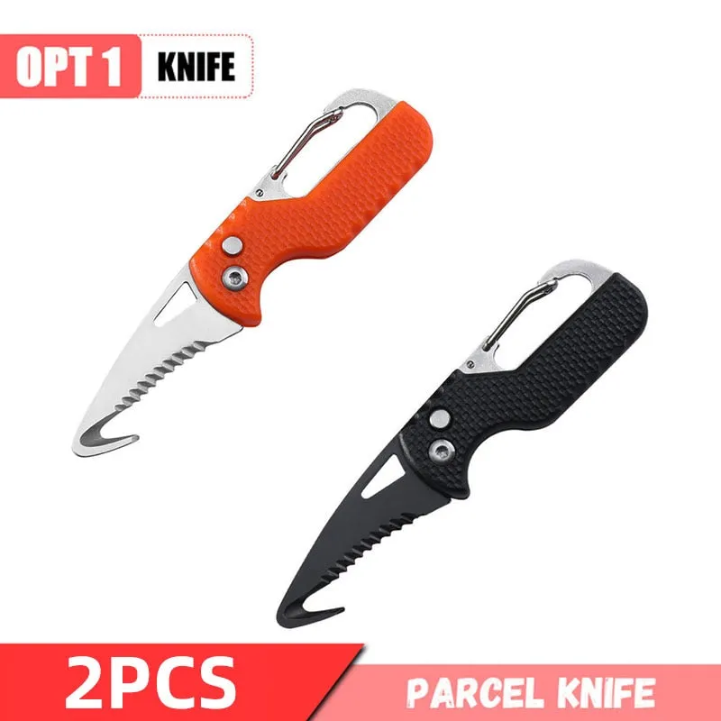 Portable Multifunctional Knife Stainless Open Express Parcel Strap Cutter Emergency Survival Tool,Carry-on Unpacking Box Opener