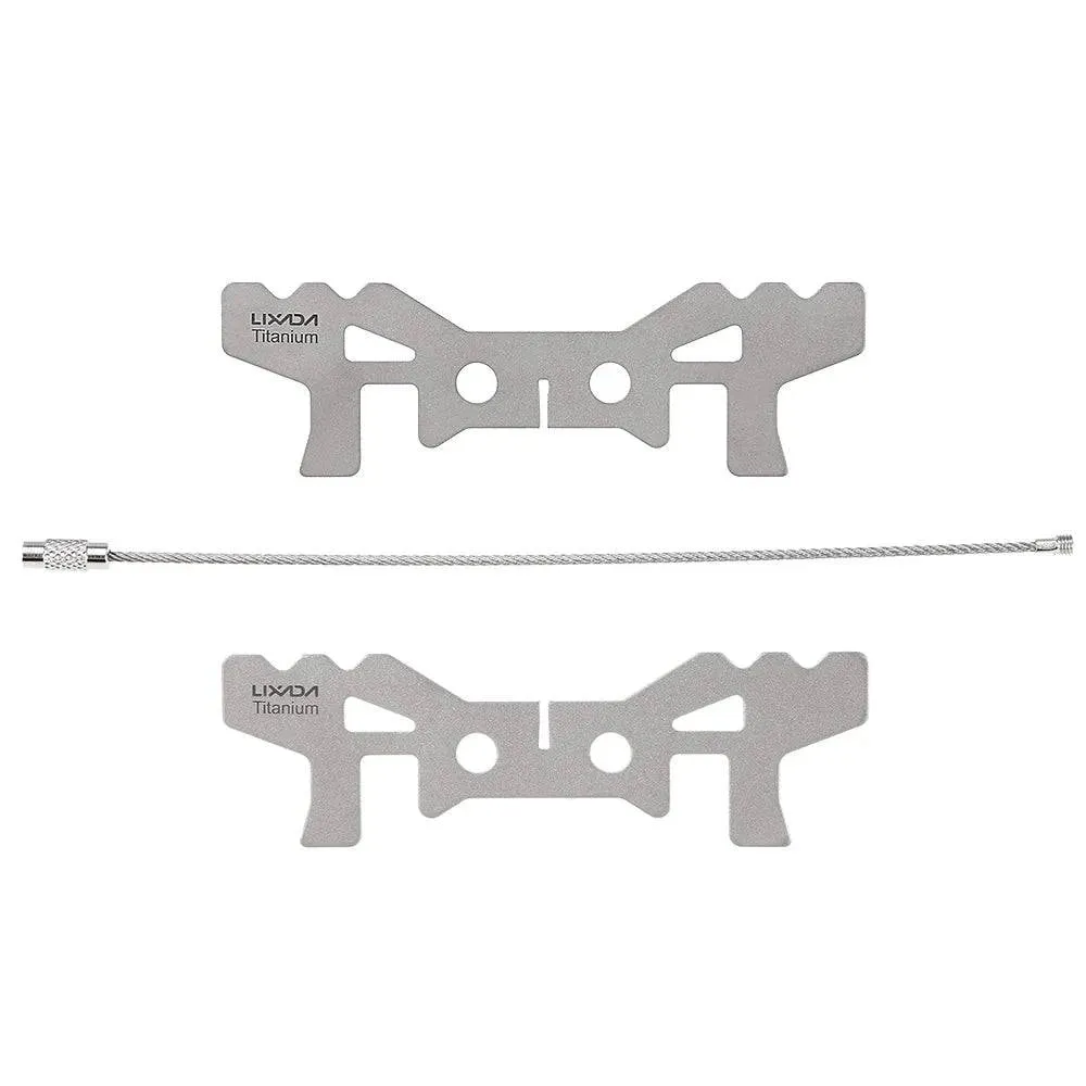 Portable Titanium Alcohol Stove Rack Cross Stand Outdoor Camping Stove Stand Support Rack Cross Combination Stent Reactor System