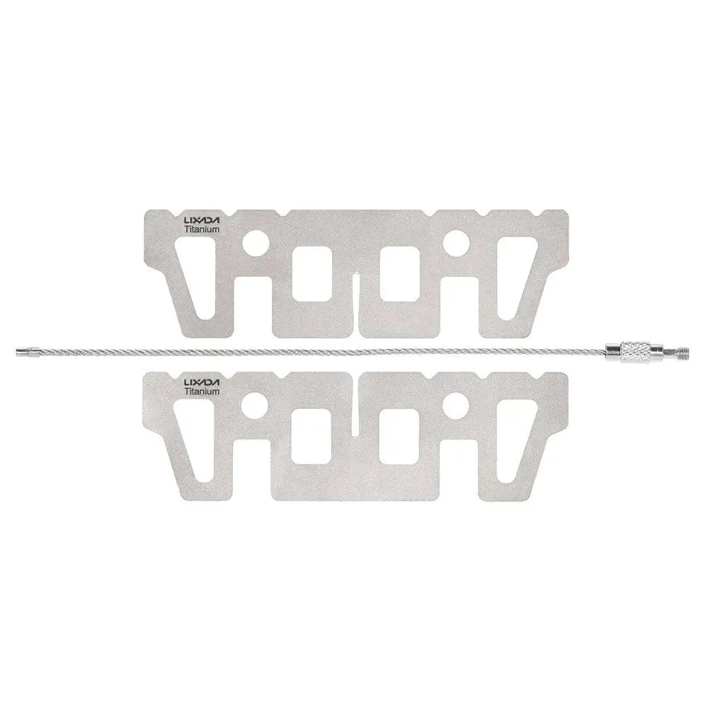 Portable Titanium Alcohol Stove Rack Cross Stand Outdoor Camping Stove Stand Support Rack Cross Combination Stent Reactor System