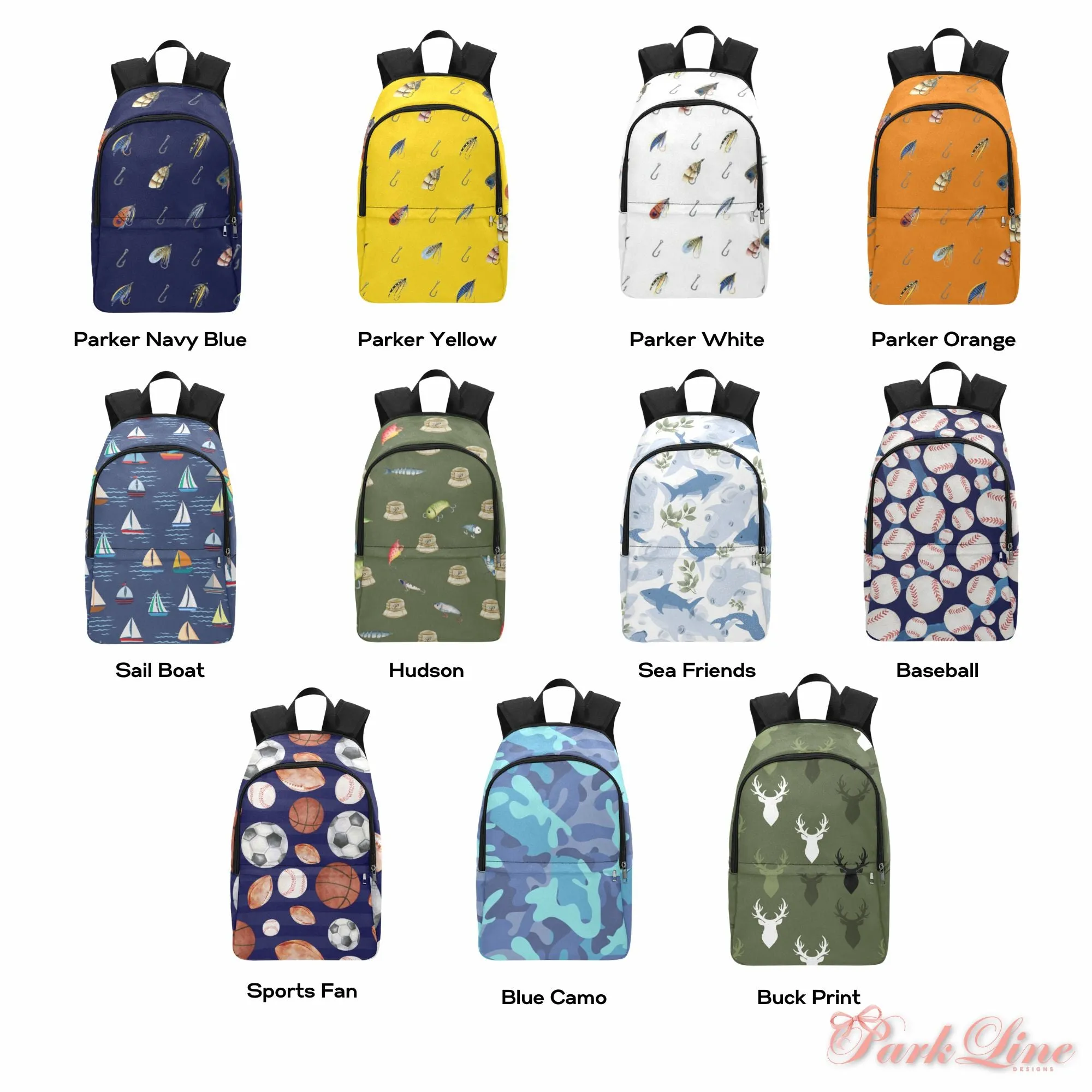 Sail Boat Fabric Backpack - Durable, Lightweight & Stylish for Him