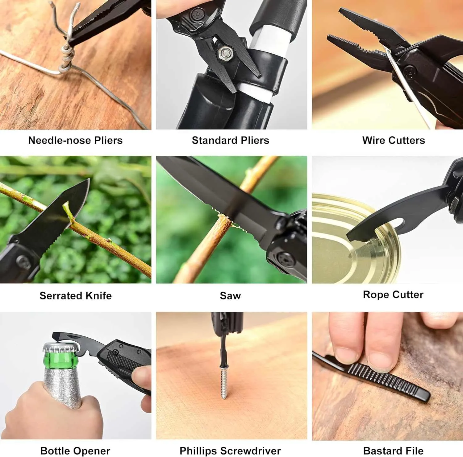 SUNKOON Camping Survival Shovel with Axe