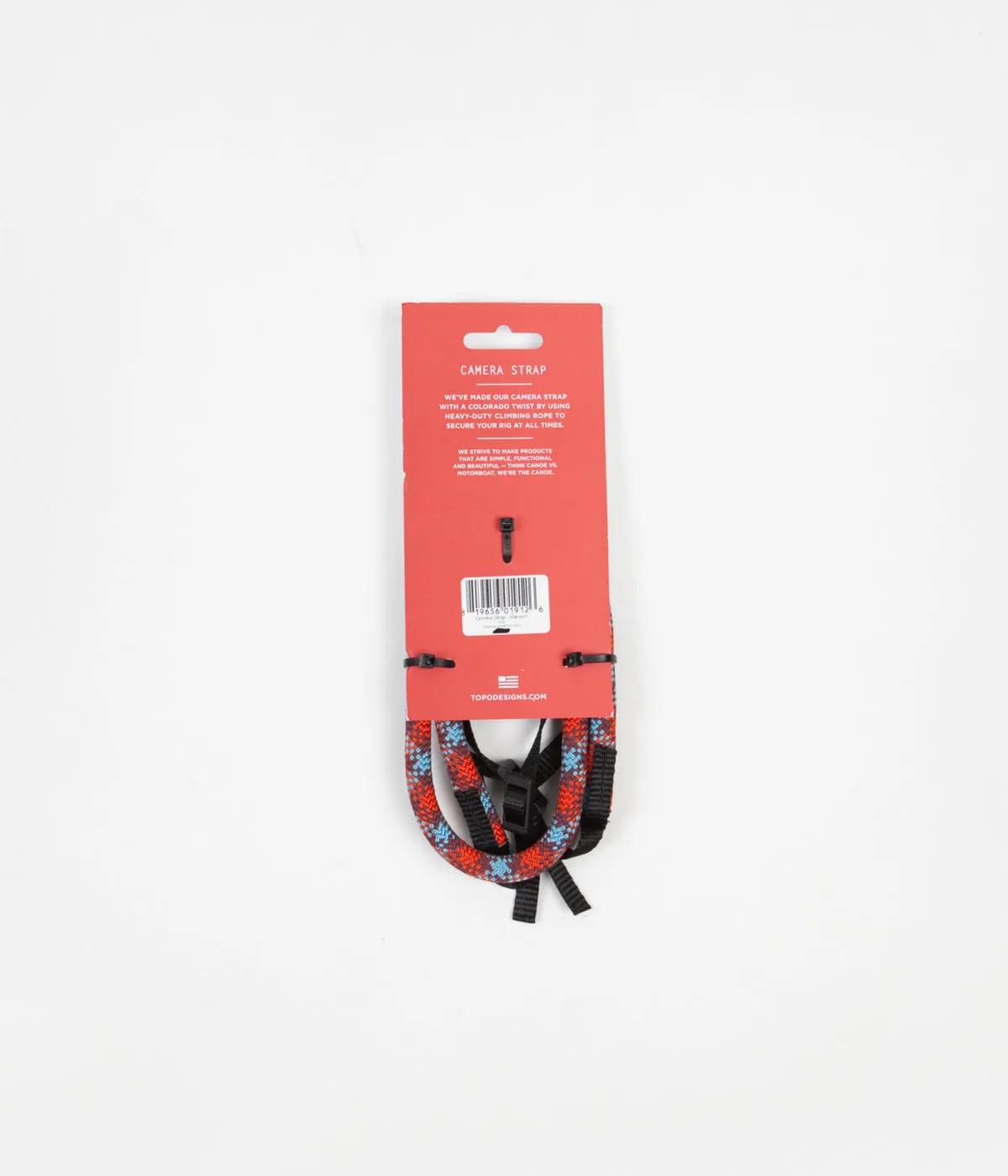Topo Designs Camera Strap - Maroon