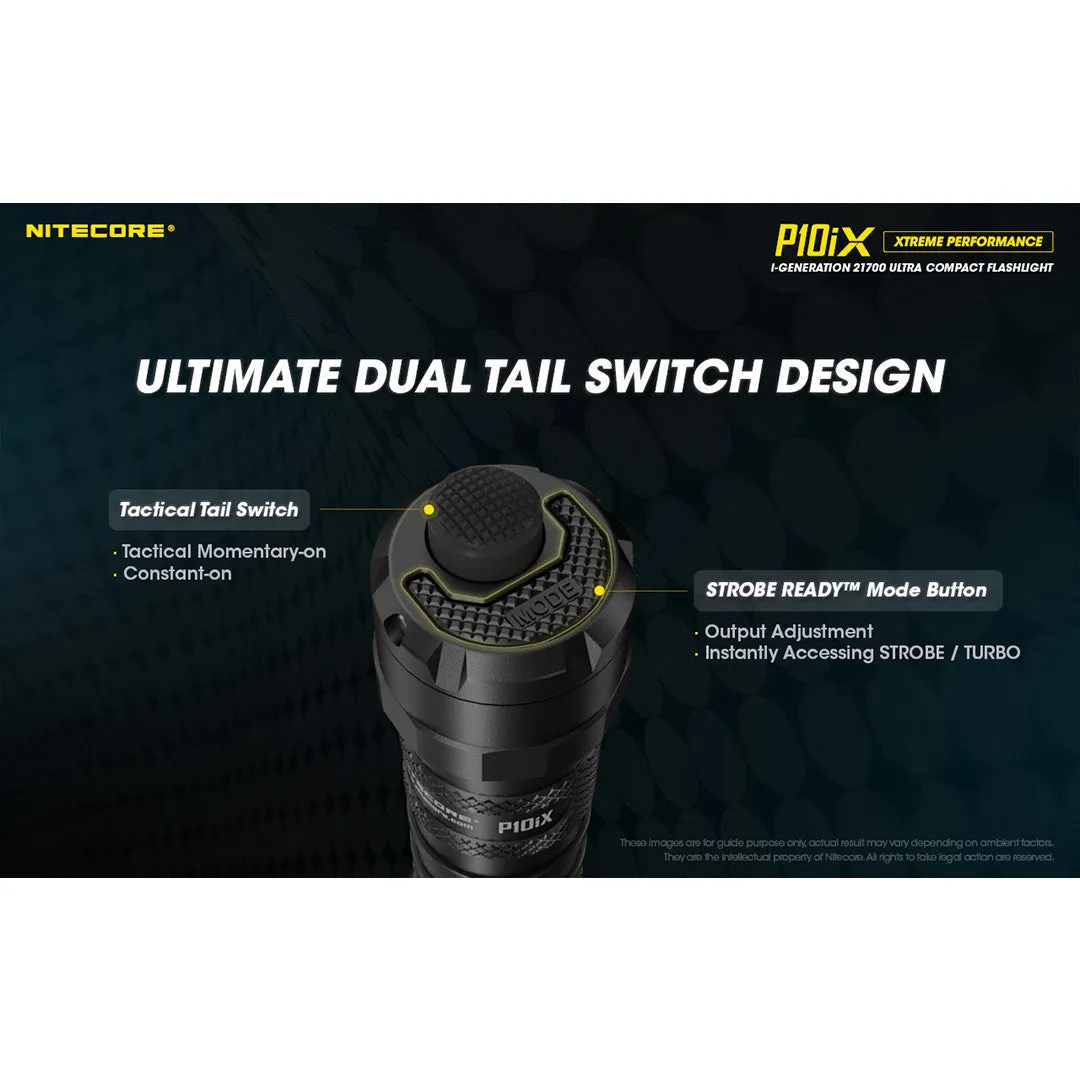 (USED/OPEN-BOX) Nitecore P10iX Xtreme Tactical Flashlight (4000 Lumens | USB-C Rechargeable)